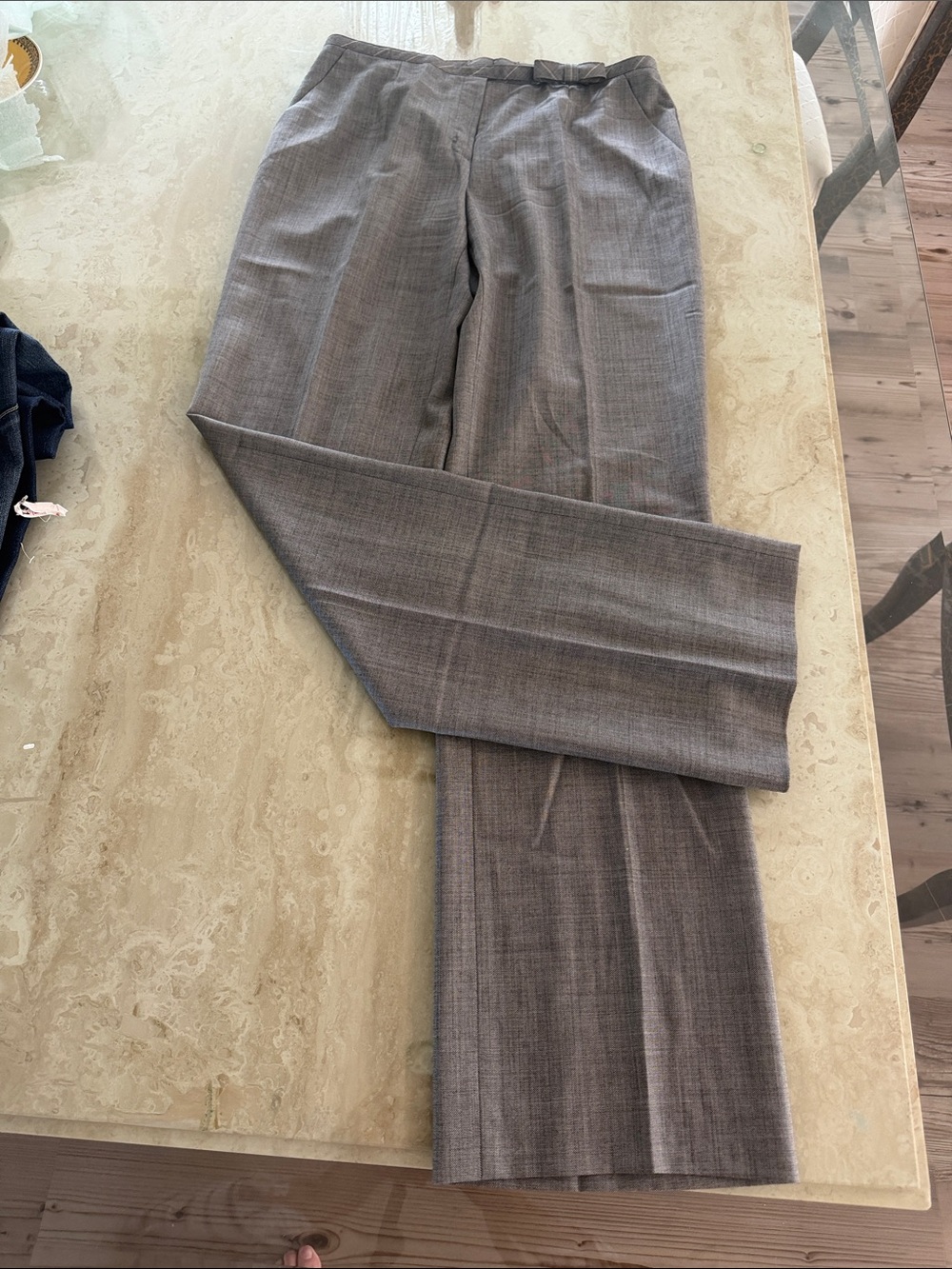 Escada Gray Women's Dress Trousers